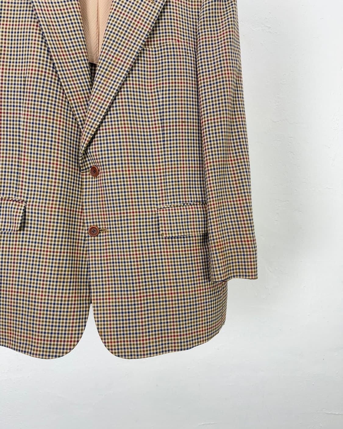 이브 생로랑 뿌르 옴므 숄패드 건클럽 체크 블레이저  상품이미지5