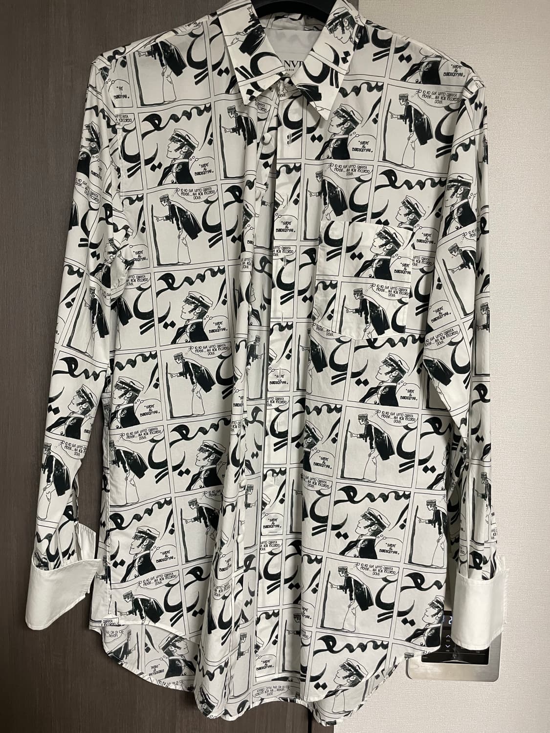 랑방 남성 카툰 셔츠 상품이미지1