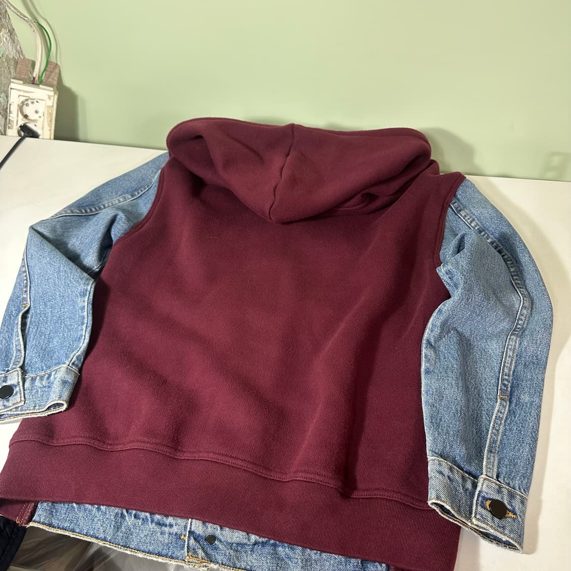 90 S 알렌산더왕 스웻코튼 데님 도킹 트러커자켓 남여공용 상품이미지6