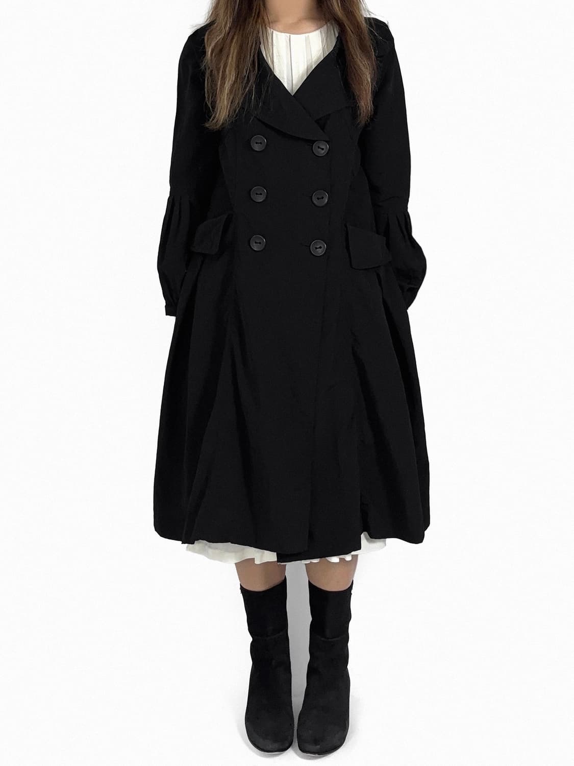 double breasted flare coat  상품이미지2