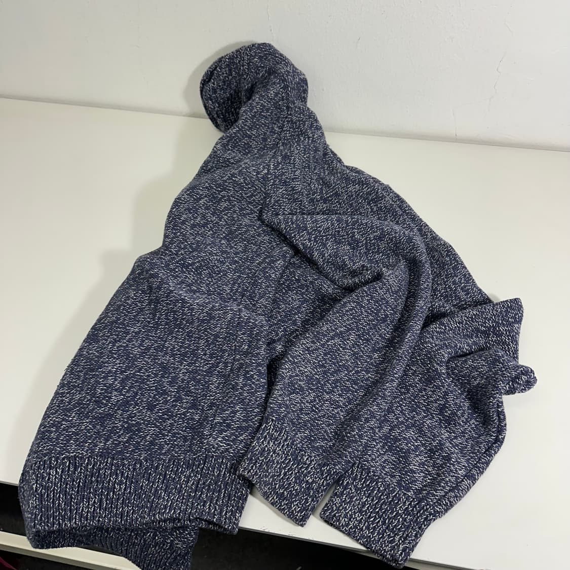 95 제이크루 JCREW 네이비 노버튼 숄카라 가디건 상품이미지5