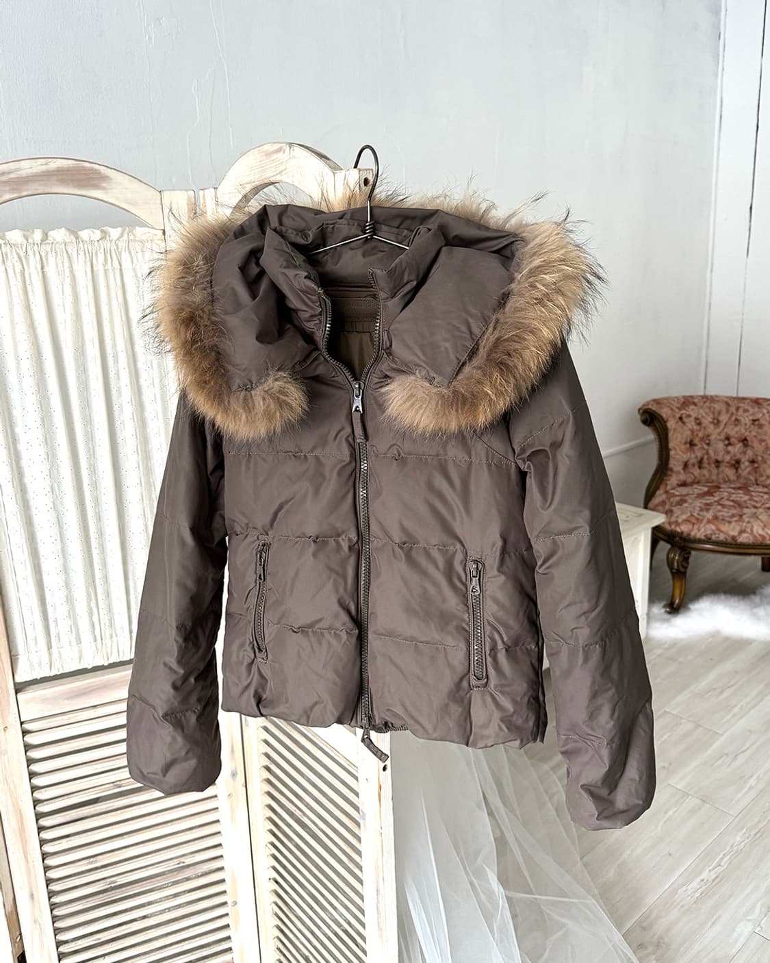 Archive G.O.A khaki brown duck down padd 상품이미지1