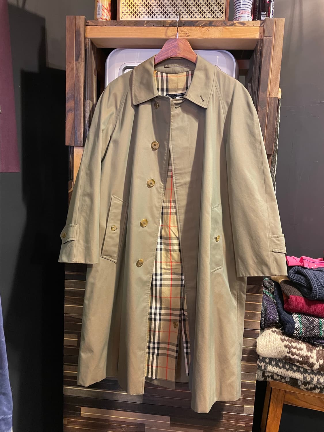 90s 버버리 트렌치코트 상품이미지1