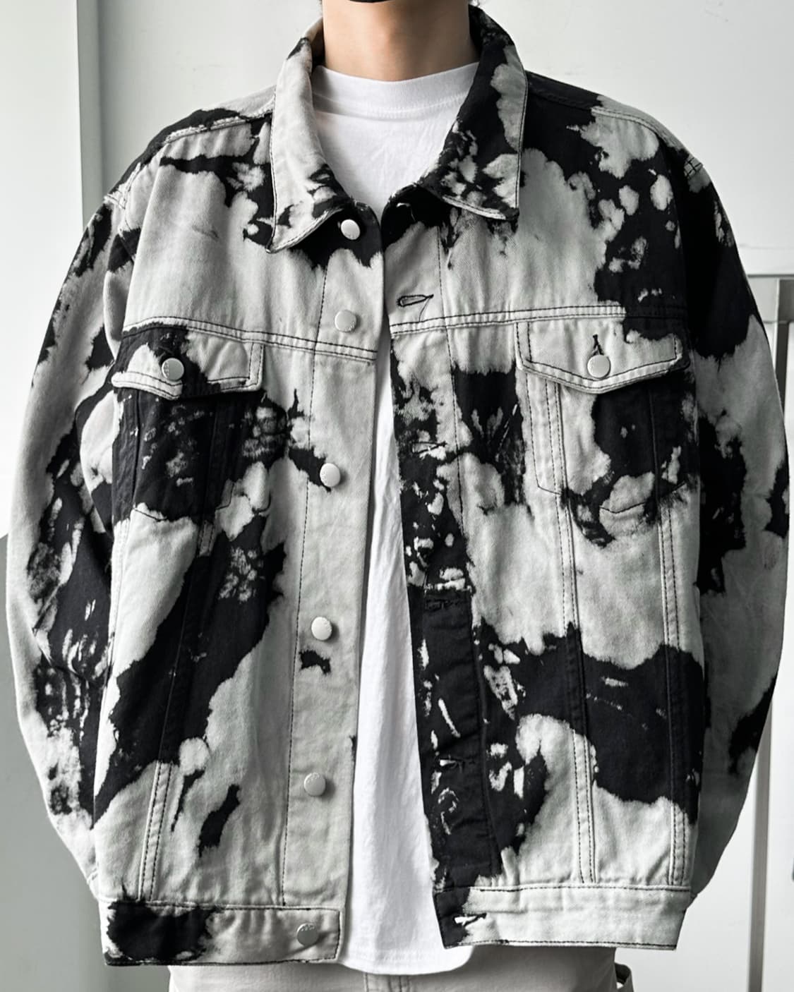 Falls-Creek U.S.A 블리치드데님 트러커자켓 상품이미지3