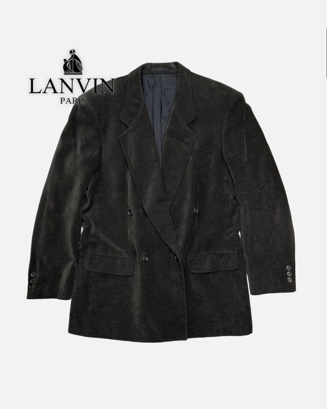 LANVIN wool blend khaki blazer 상품이미지1