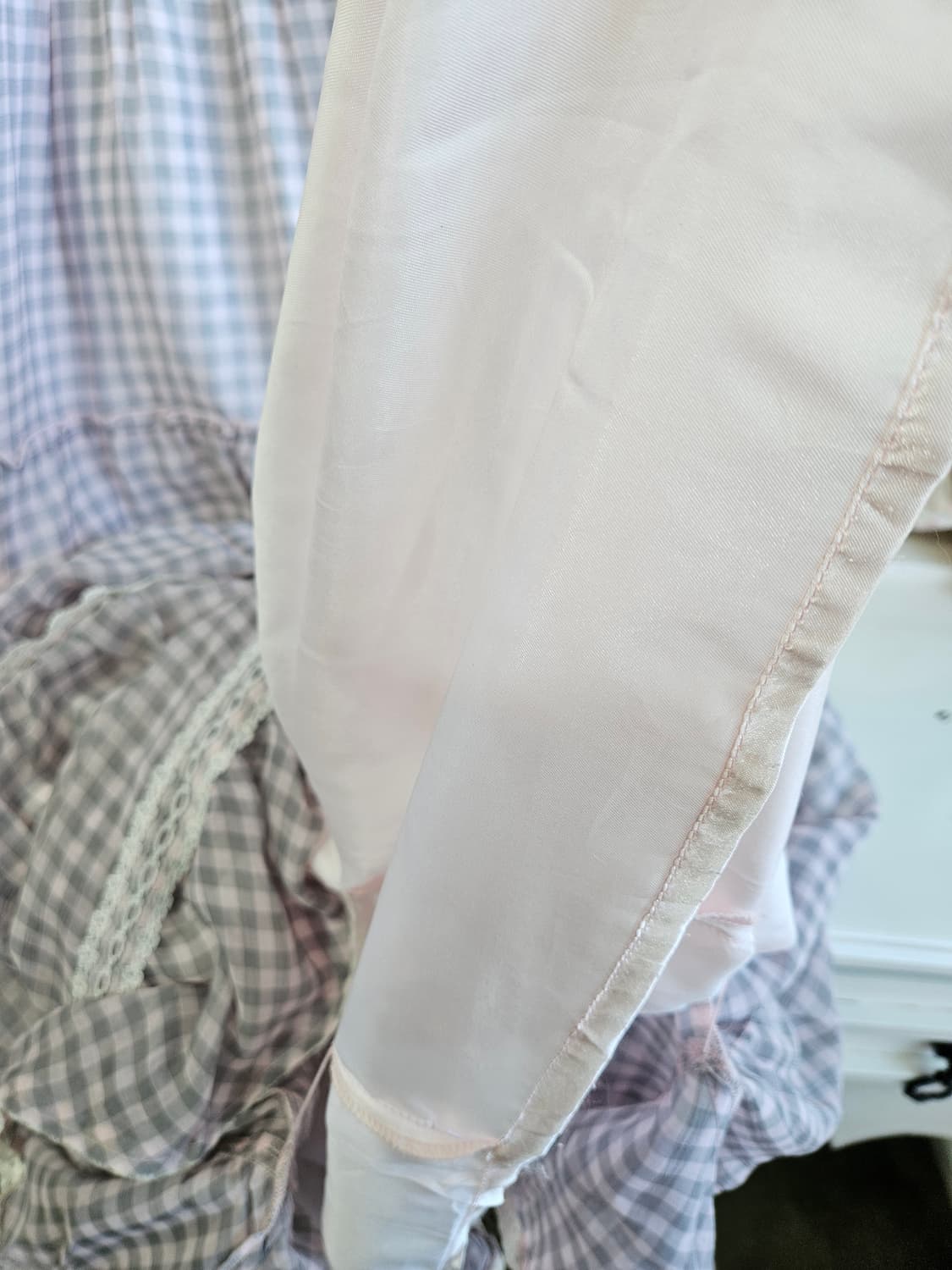 트랄라라(Tralala) 체크 레이스 롱 원피스 상품이미지10