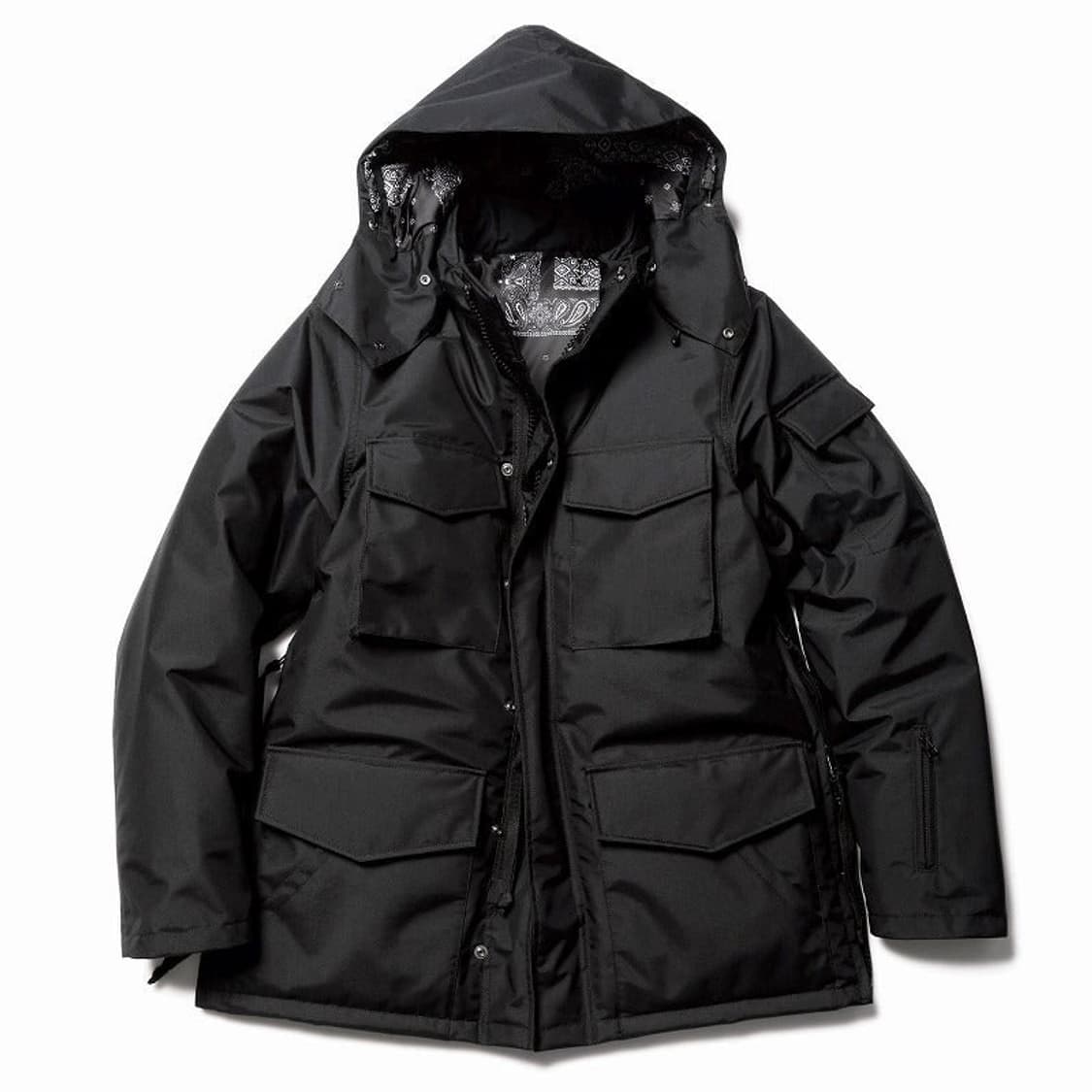 소프넷 / 5포켓 패디드 후드 블루종 패딩 / M 상품이미지1