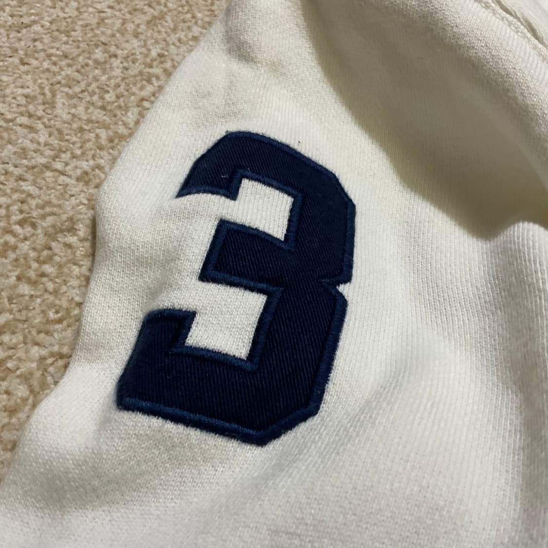 폴로 랄프로렌 빅포니 화이트 기모 후드티 자수 로고 상품이미지3