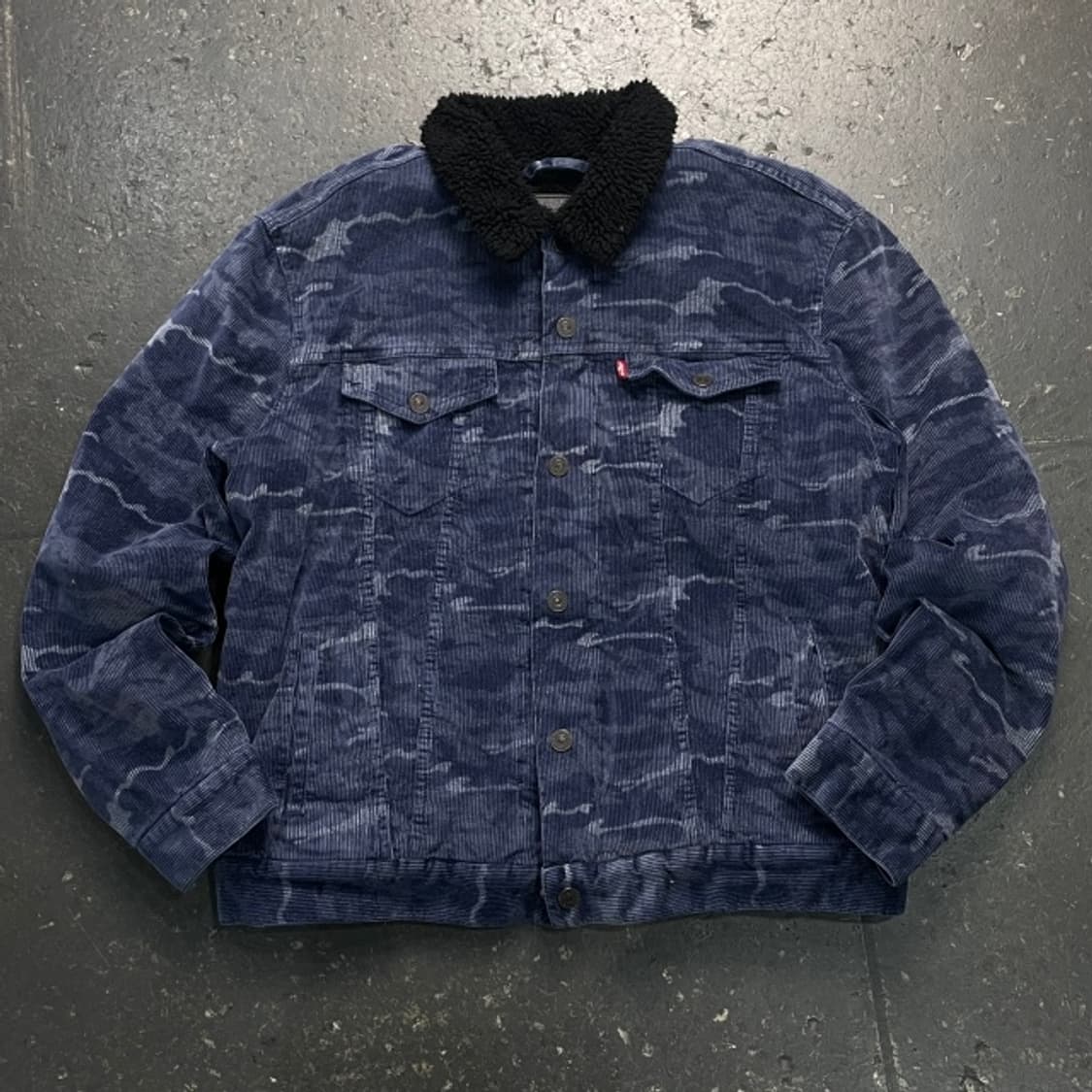 100 리바이스 카모 쉐르파 자켓  상품이미지1