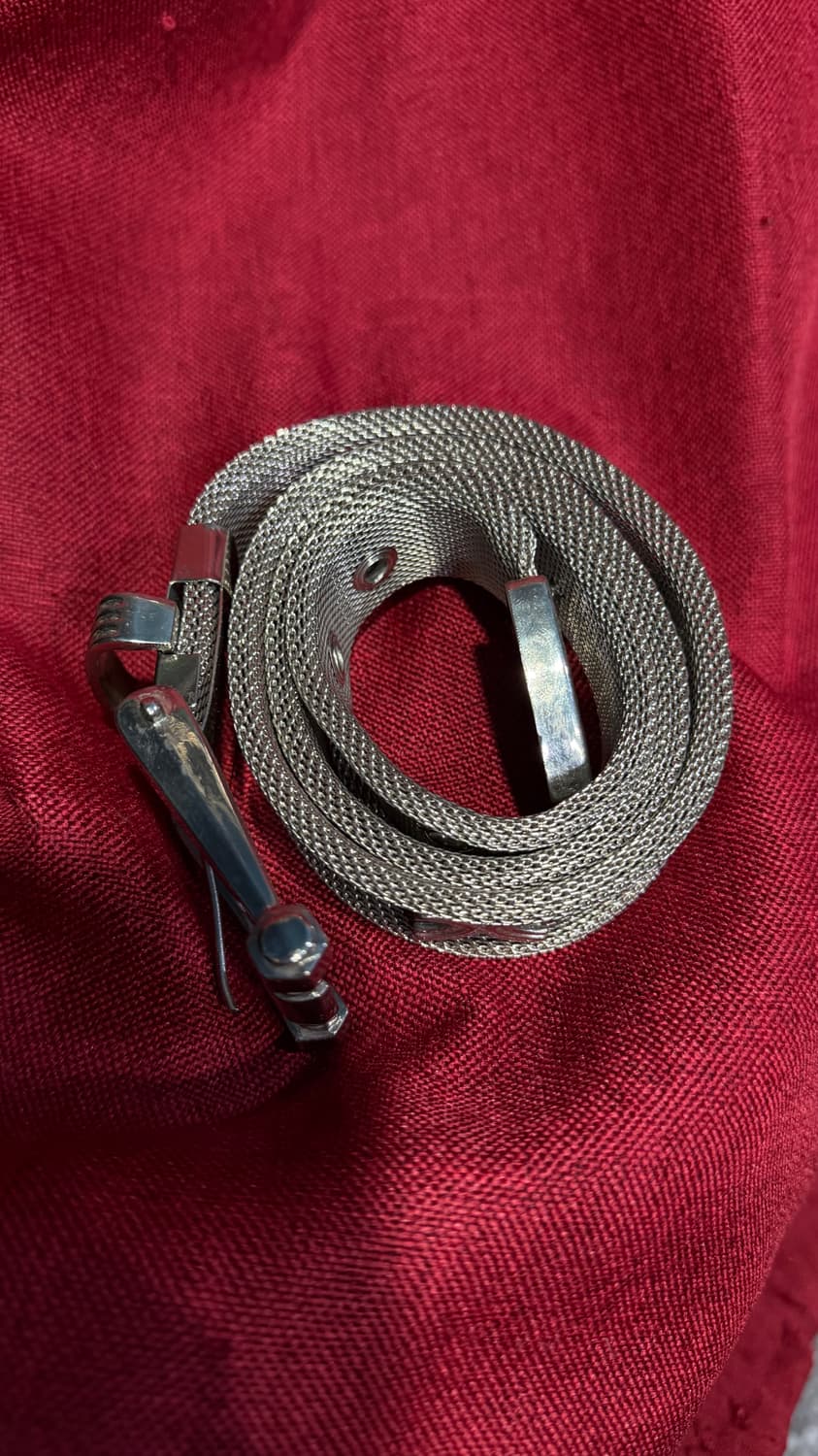 빈티지 메탈 시스루 스테인레스 벨트 상품이미지5