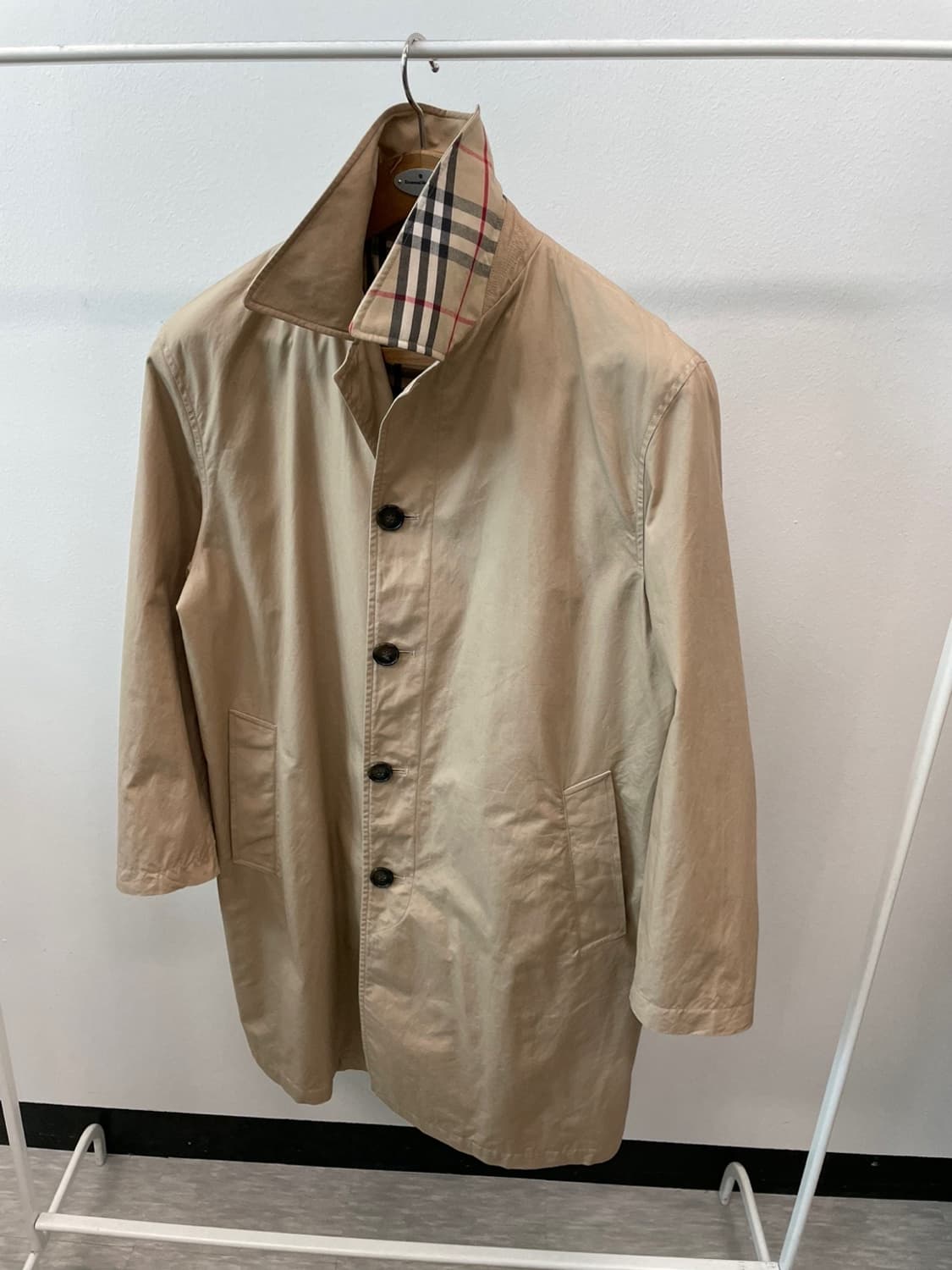 105) 버버리 런던 카라체크 맥코트 상품이미지4
