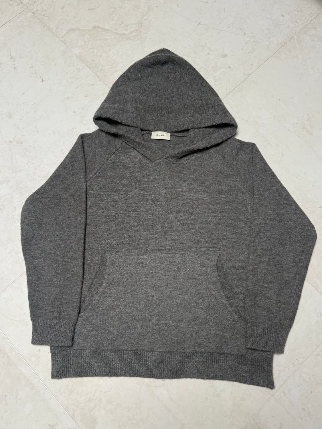 Lemaire Boiled Wool Hooded Sweatshirt 상품이미지2