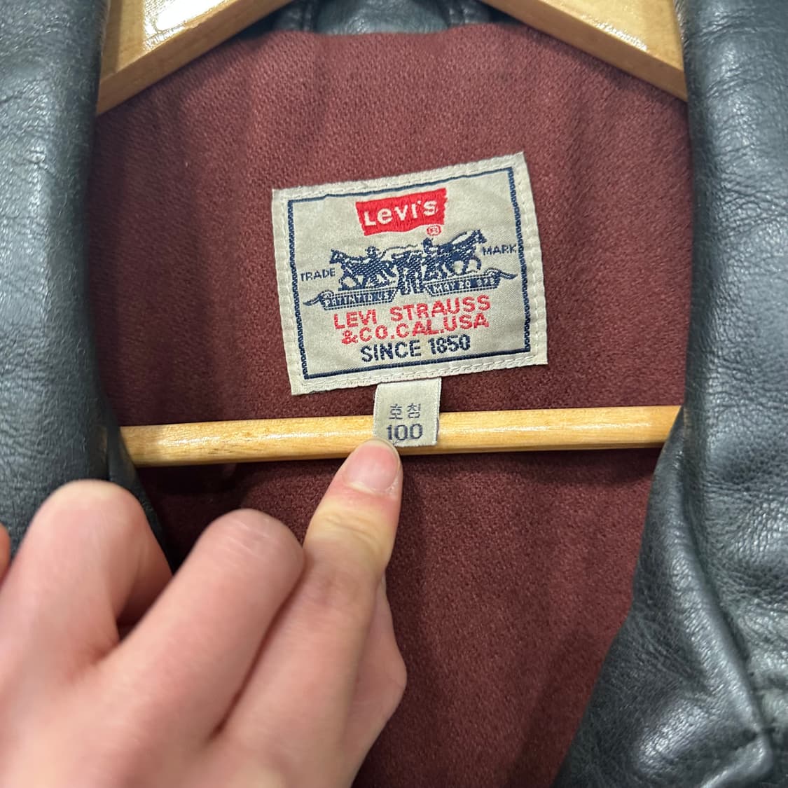 리바이스 소가죽 자켓 상품이미지3