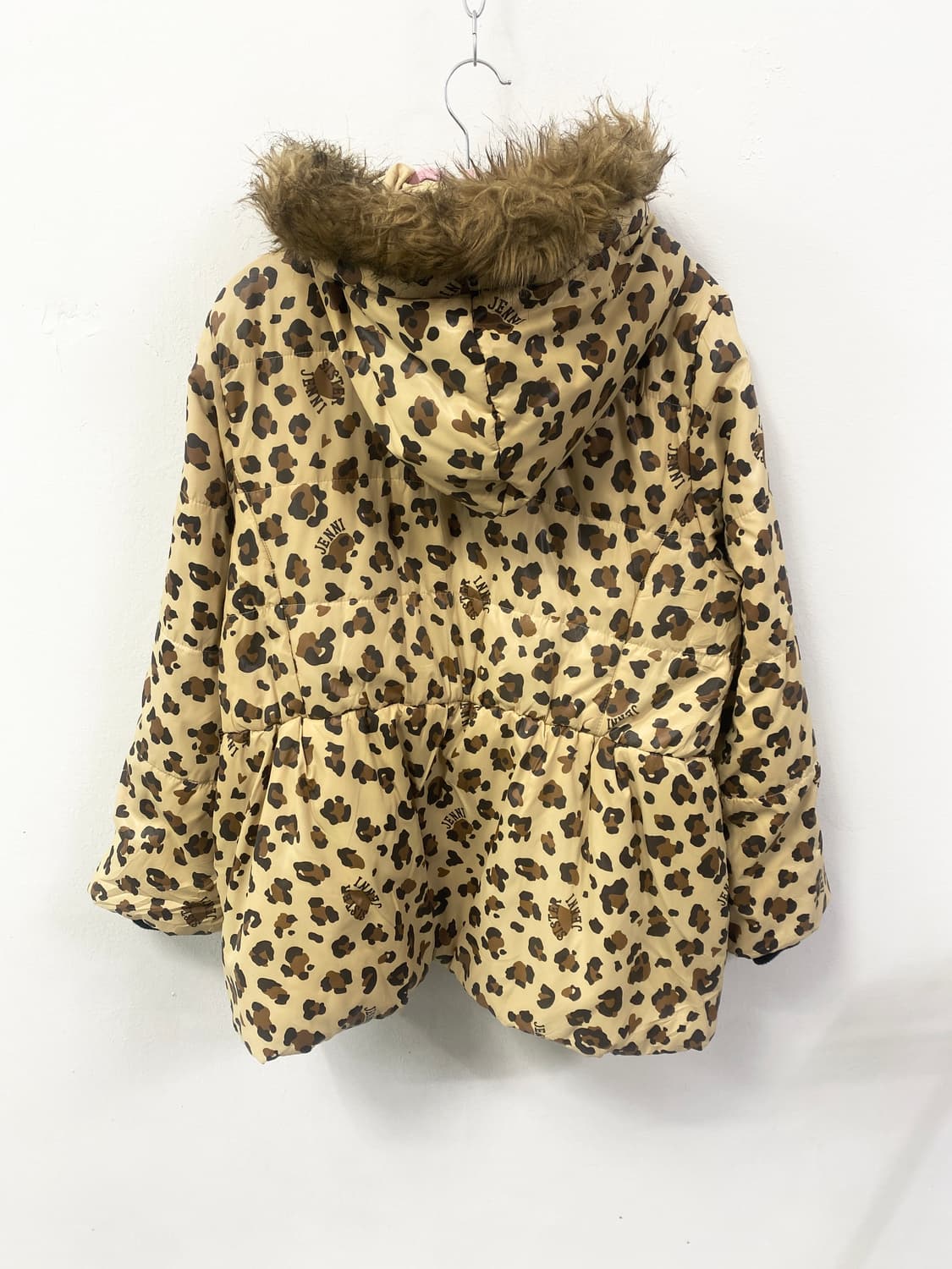[JENNI] 갸루 레오파드 호피 울프죠 패딩 자켓 상품이미지6