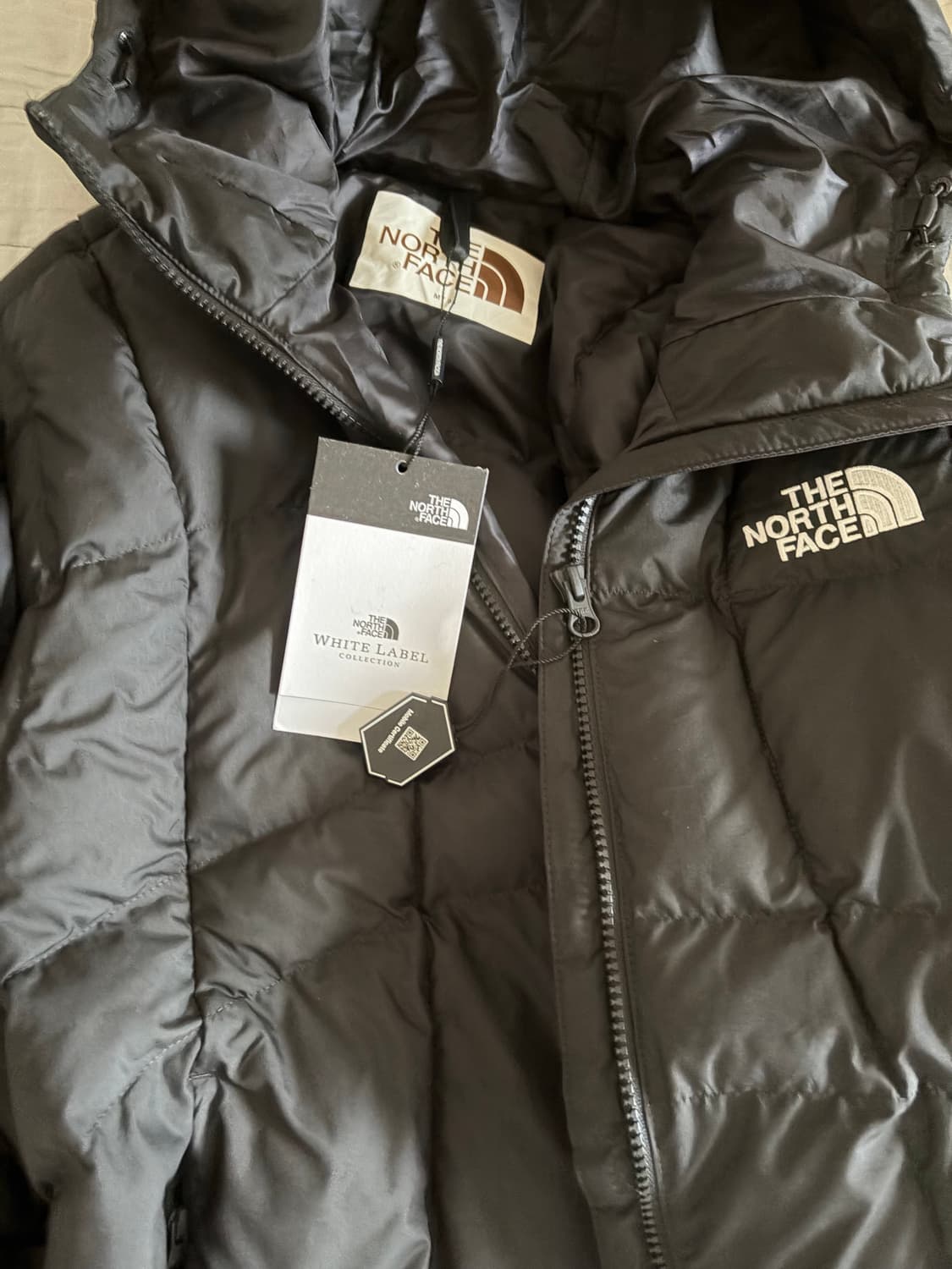 노스페이스 화이트 라벨 웨이브 lt 온 볼 자켓 블랙 상품이미지1