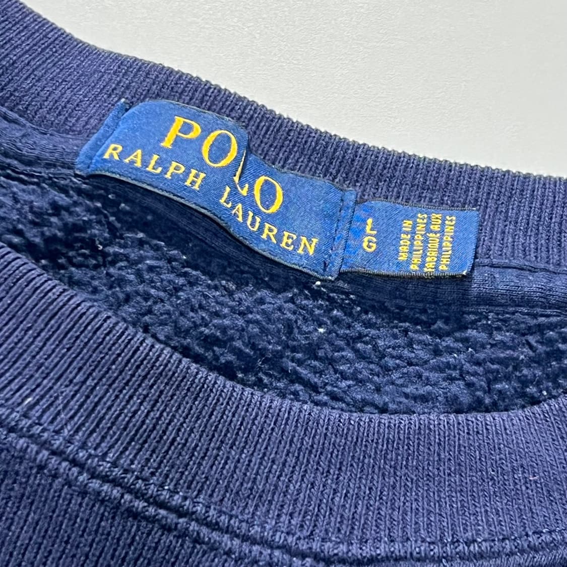 폴로 베어 네이비 맨투맨 상품이미지3