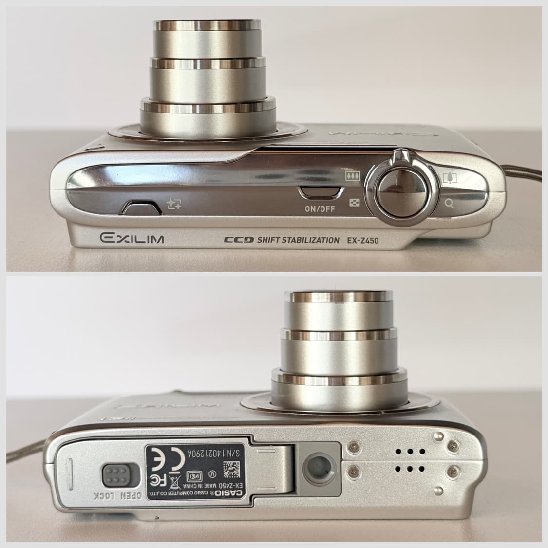 ✨태연 픽 업그레이드 모델 풀박스✨ 카시오 엑슬림 EX-Z450 실버  상품이미지7