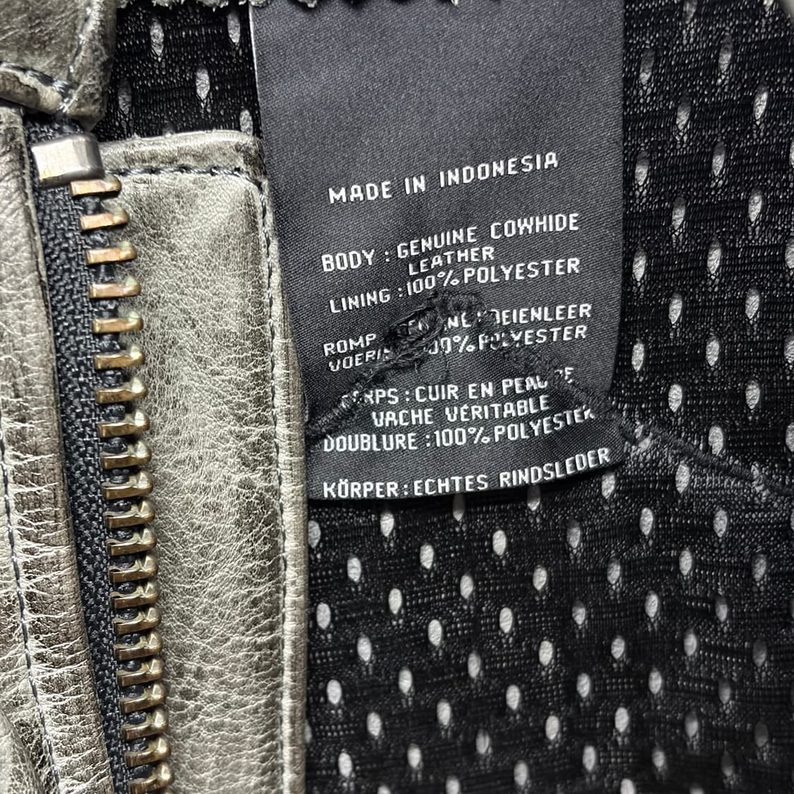 할리데이비슨 빅로고 가죽 베스트 상품이미지4