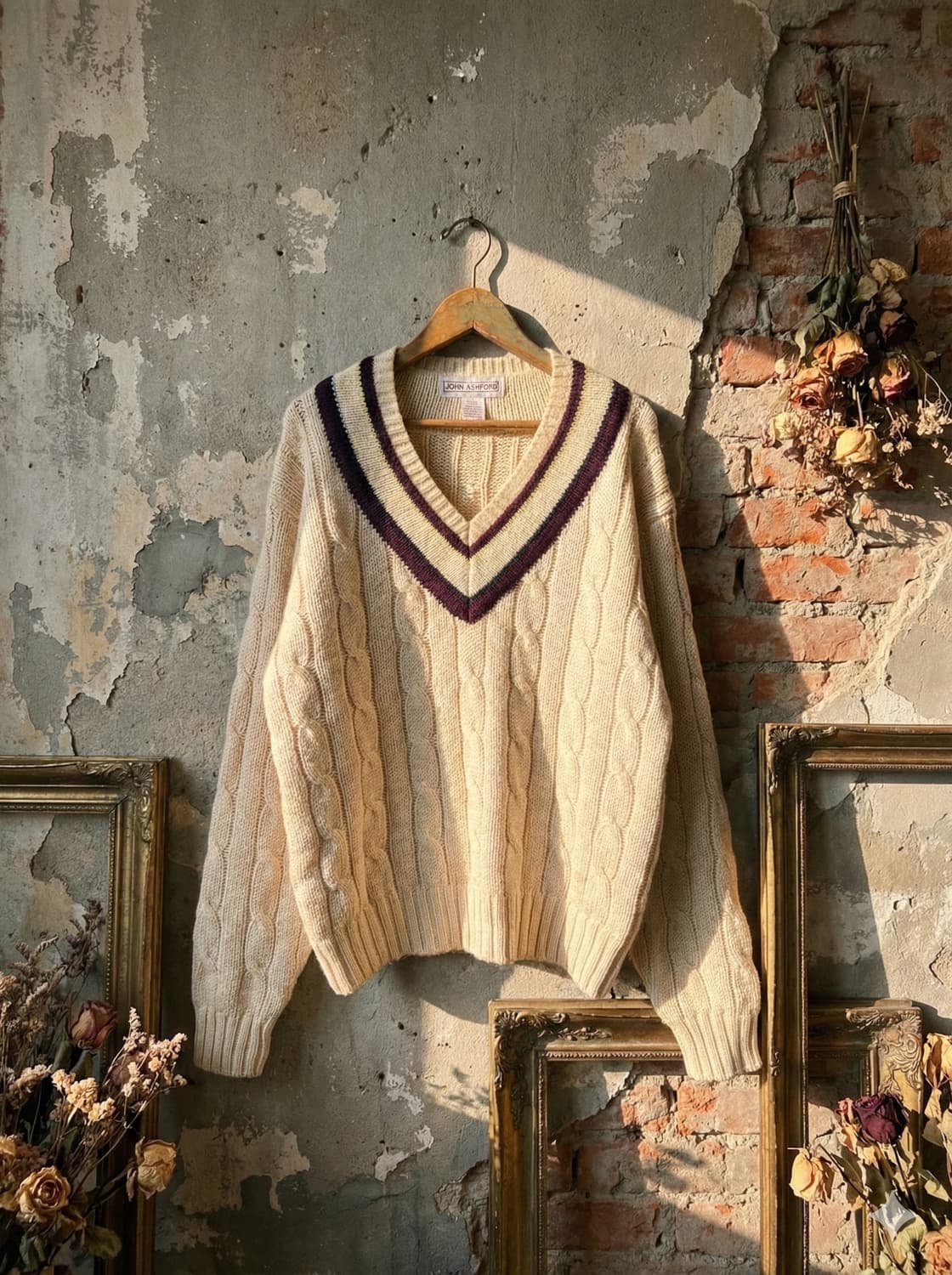 존 애쉬포드(John Ashford) 크리켓 100% 울니트 상품이미지1