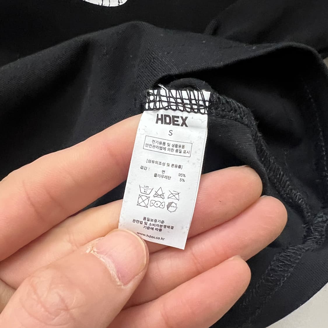 HDEX 에이치덱스 우먼스 워크아웃 스웨시 블랙 크롭탑 S 상품이미지4