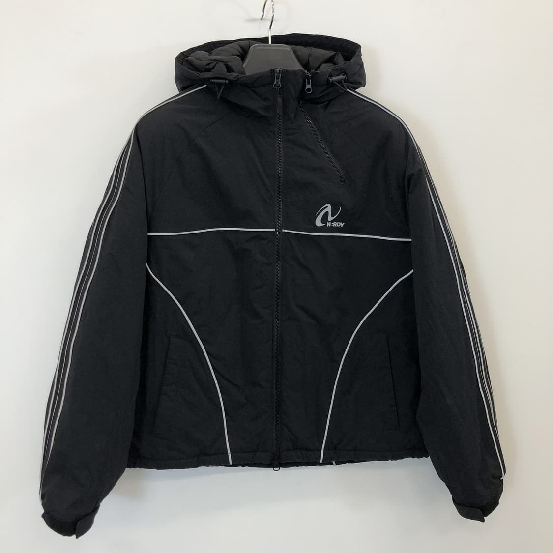 NERDY 널디 파이핑 푸퍼후드점퍼 S 90-95 상품이미지1