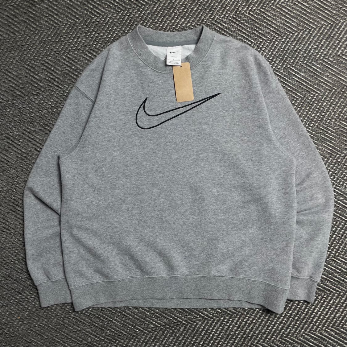 나이키 빅스우시 로고 그레이 스웻 맨투맨o 5198 상품이미지1