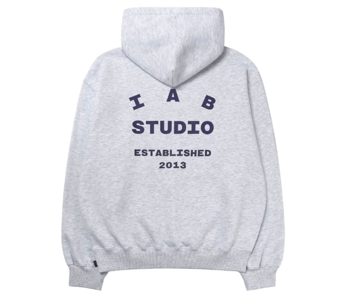 아이앱 스튜디오 25 후드 라이트 그레이 네이비 상품이미지1