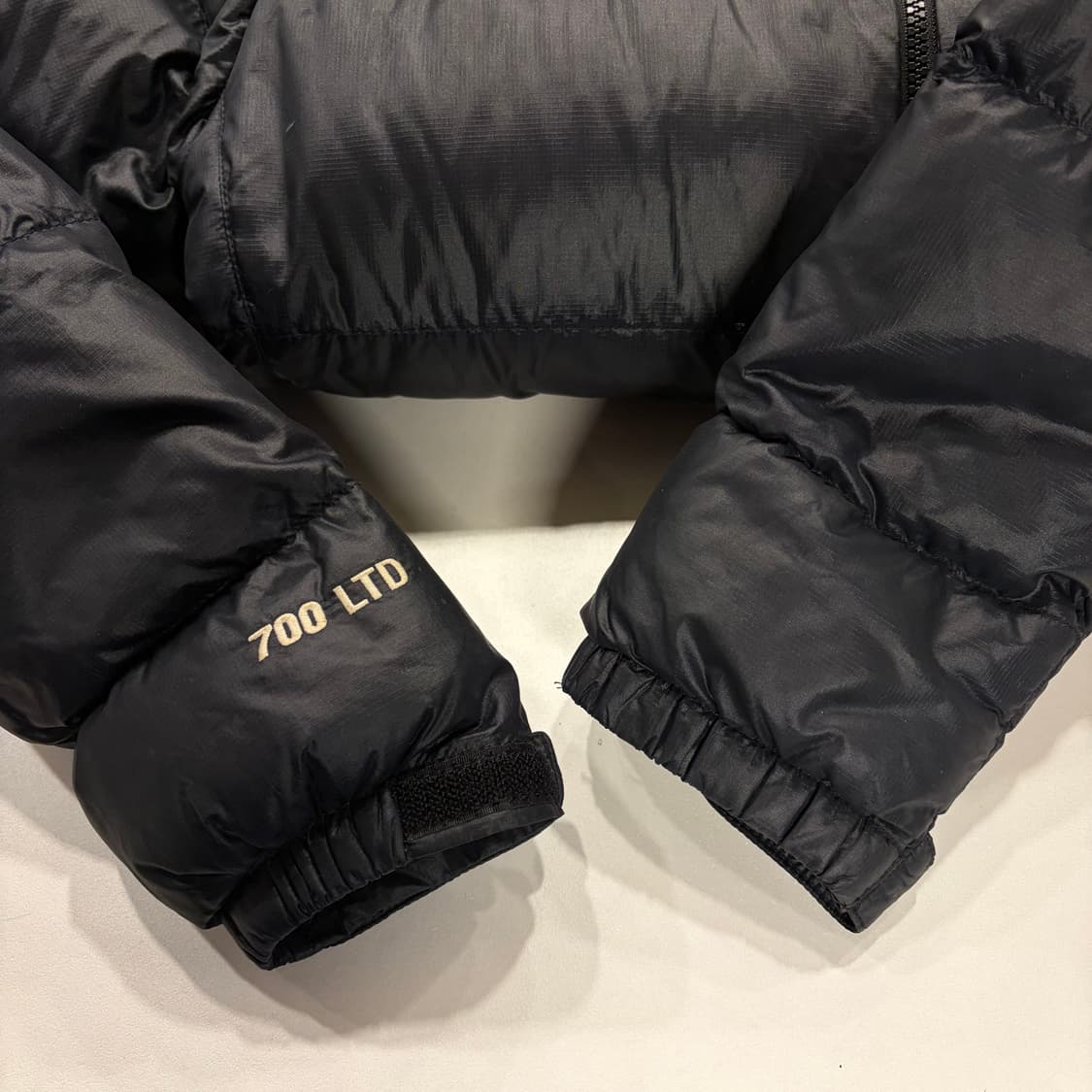 [90] 노스페이스 화이트라벨 700 LTD 블랙/브라운 패딩 B899 상품이미지6