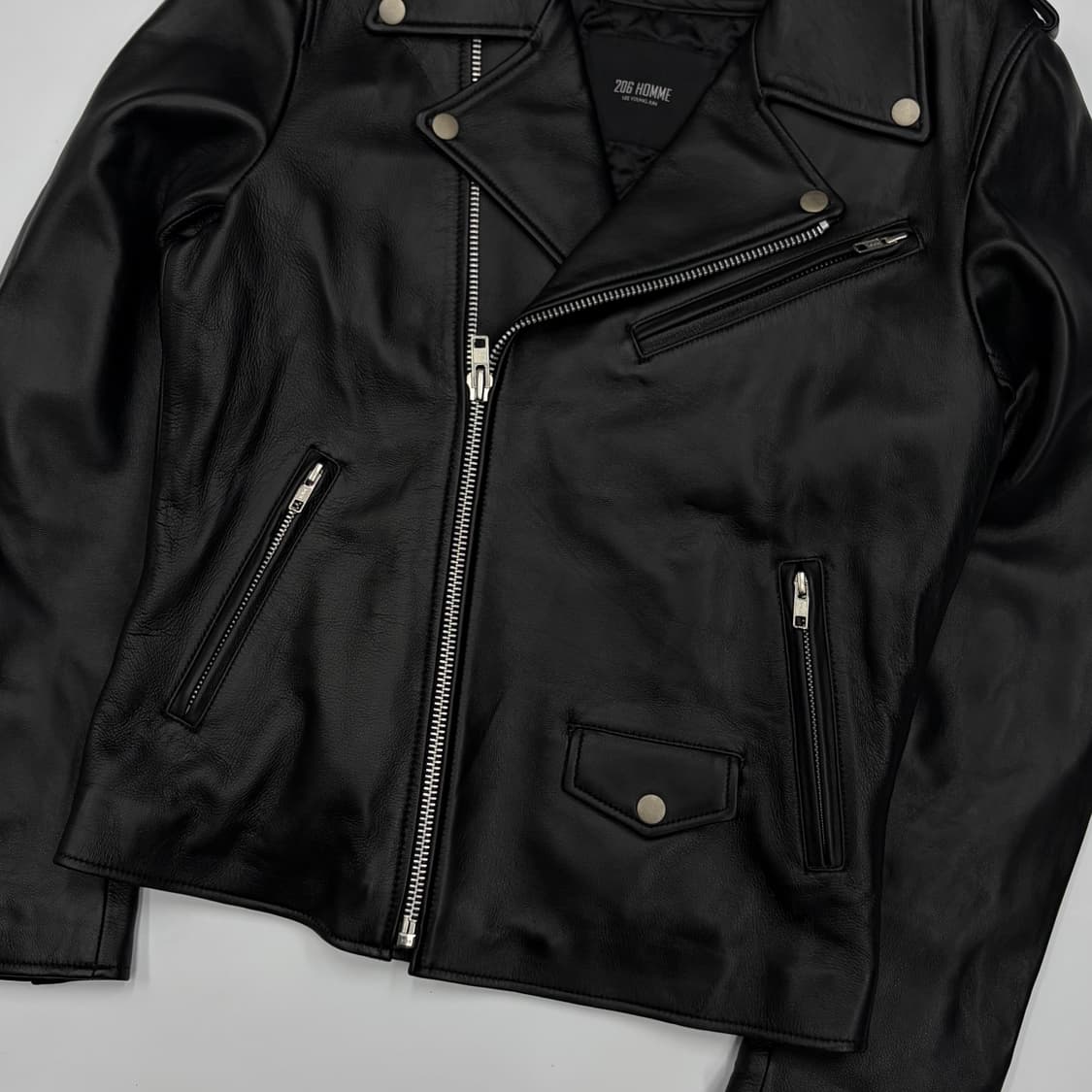 206homme 206옴므 라이더 가죽 자켓  상품이미지4