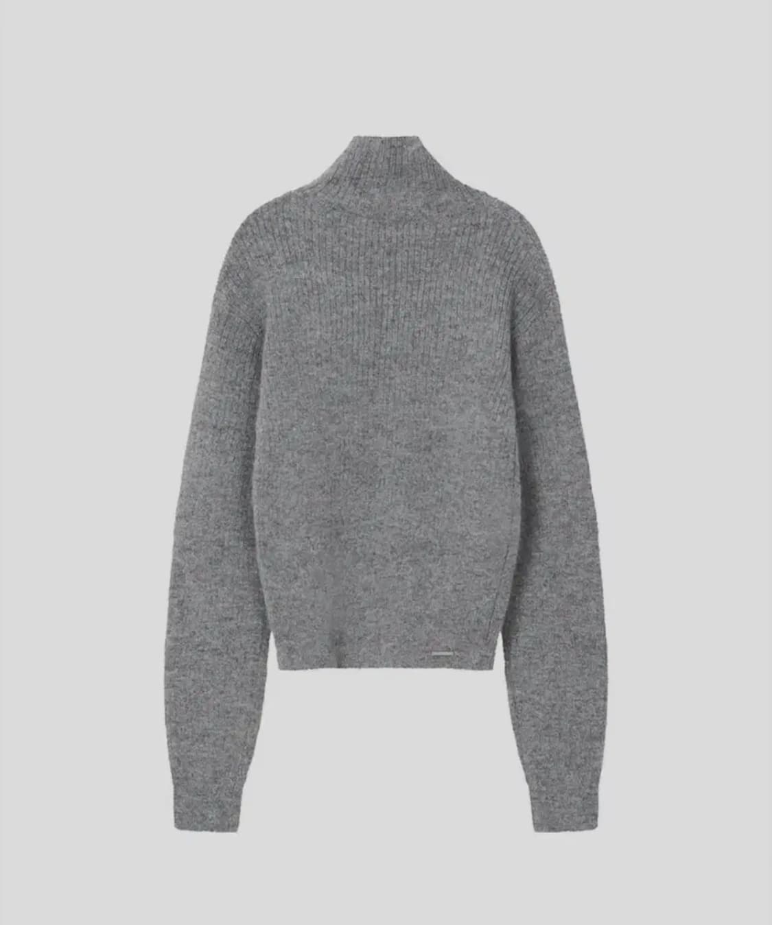 미세키서울 Side button knit grey 상품이미지2