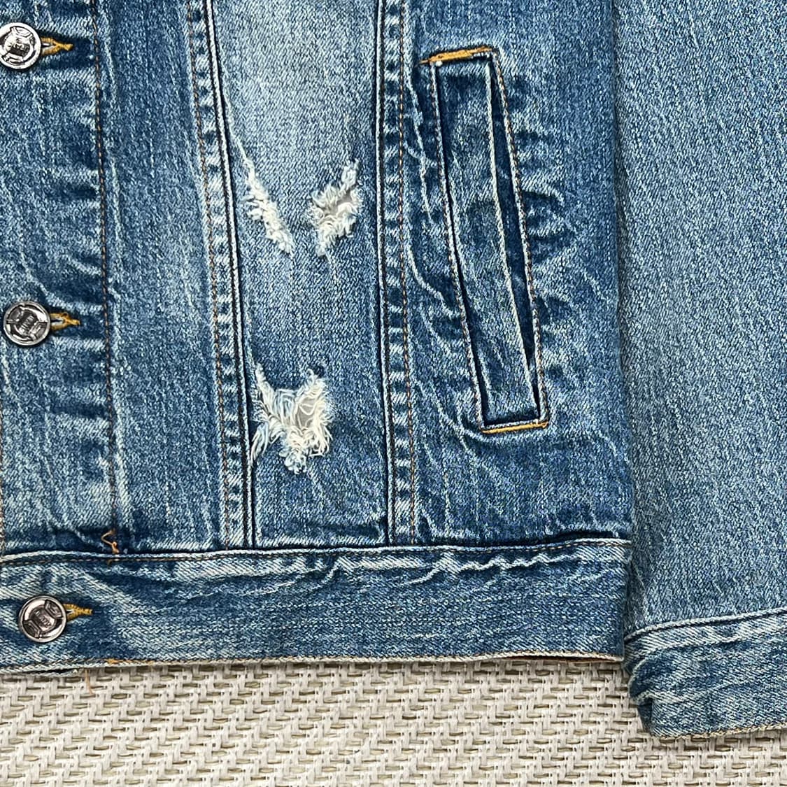 gap cargo dept 프린팅 데님자켓 r3062 상품이미지4