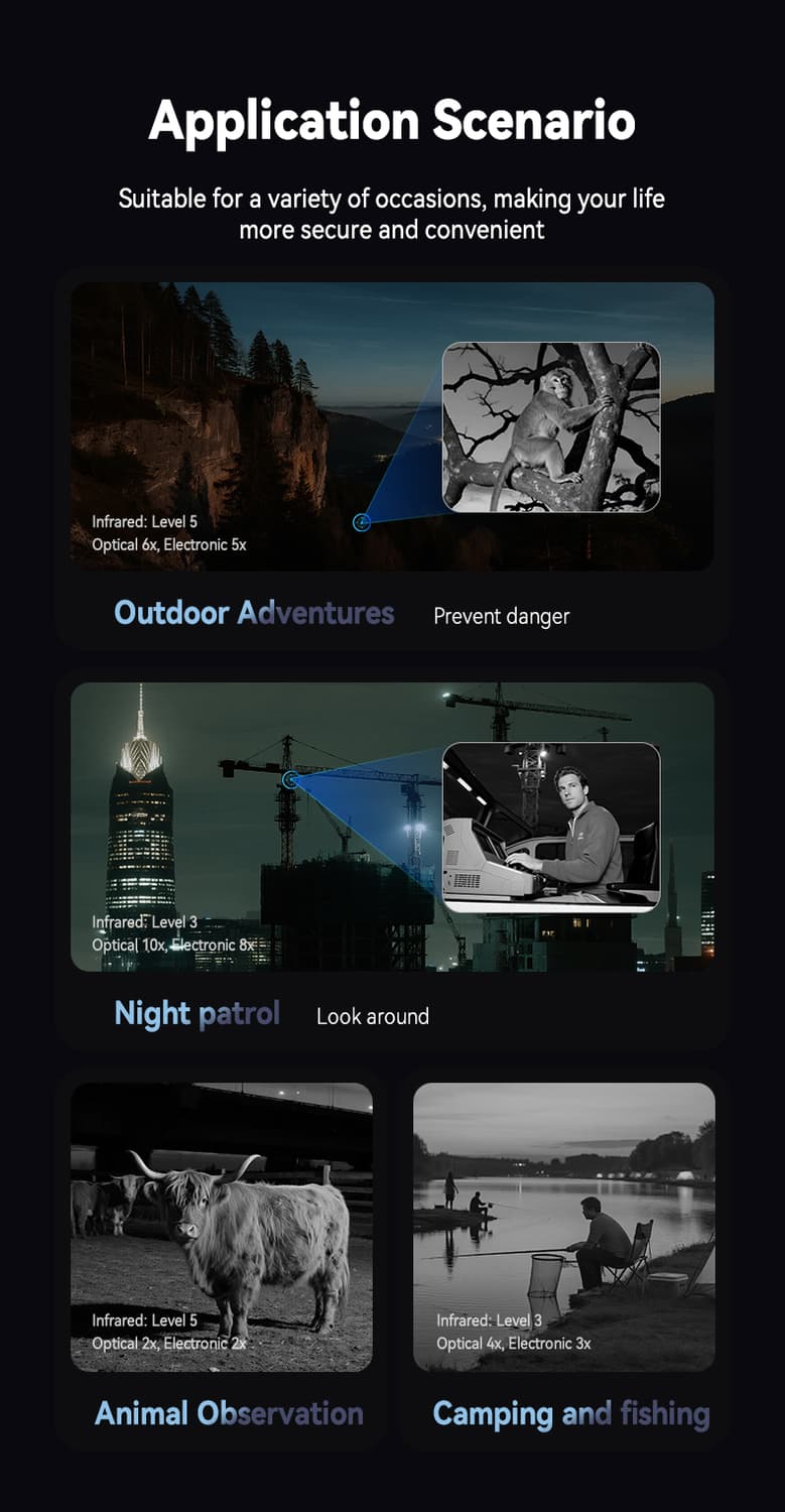 적외선 야간투시경 야시경 망원경 쌍안경 상품이미지6