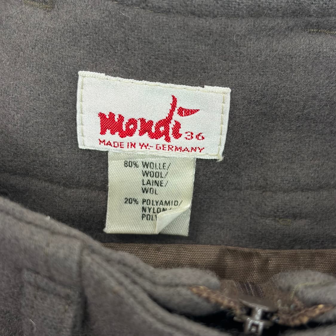 Mondi 몬디 울 패턴 스커트 치마 상품이미지5