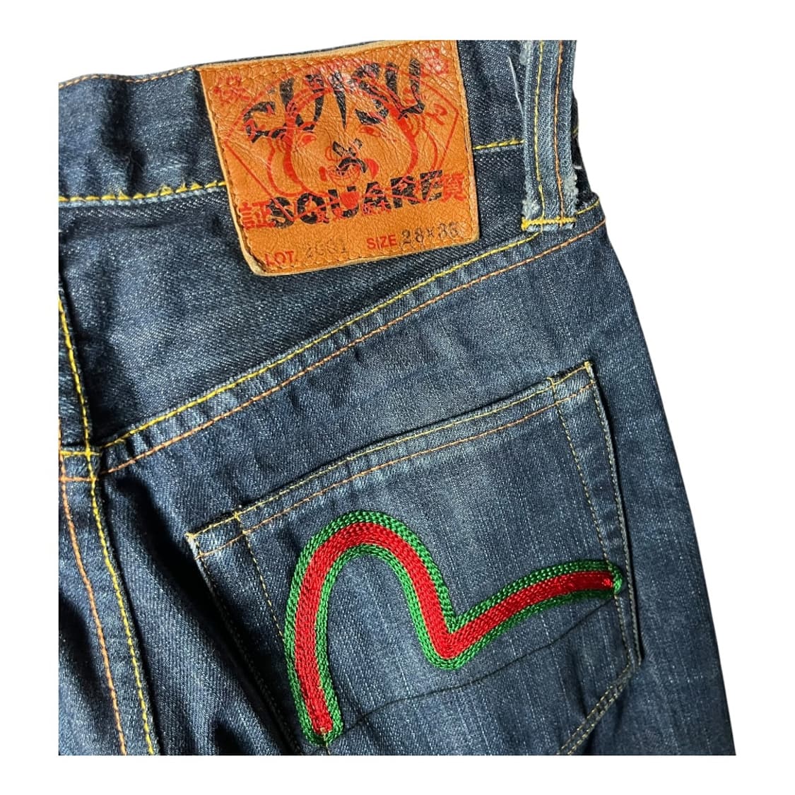 [Evisu] 에비수 스티치 시걸 셀비지 데님팬츠 상품이미지5