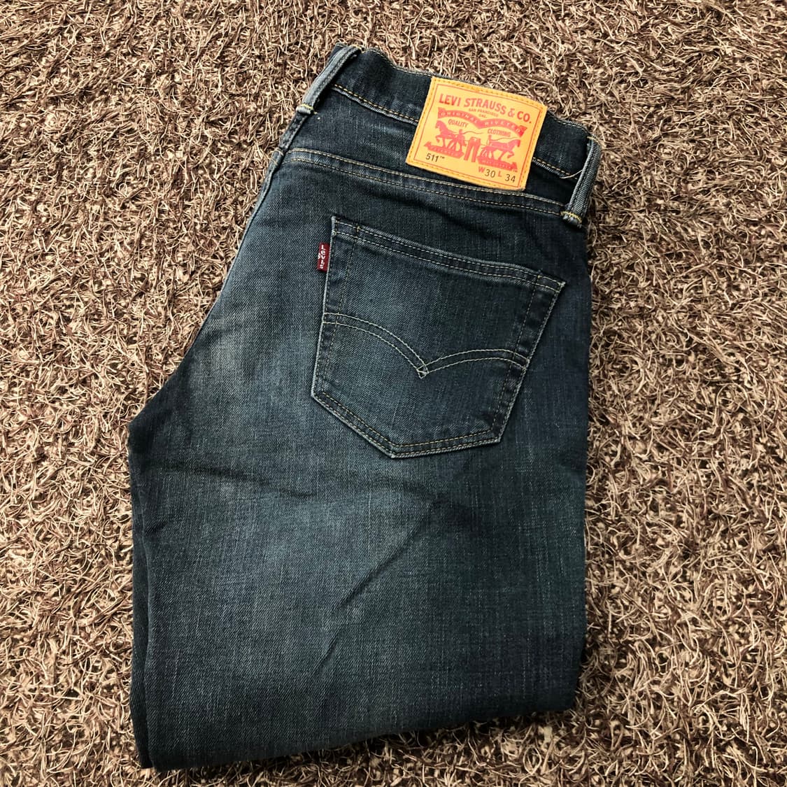 리바이스 511 워싱 데님 팬츠 상품이미지1