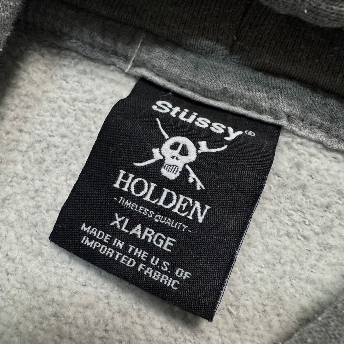 Name : 스투시 홀덴 시그니처로고 그레이컬러 후드티 :)  상품이미지4