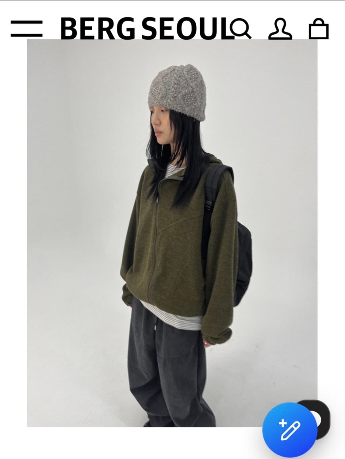 베르그 서울 후드집업 상품이미지2