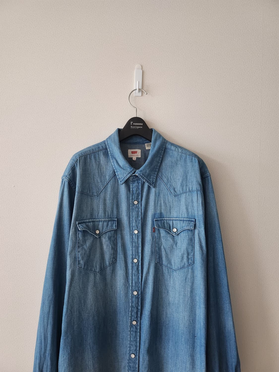 리바이스 워싱데님셔츠 (XL 상품이미지1
