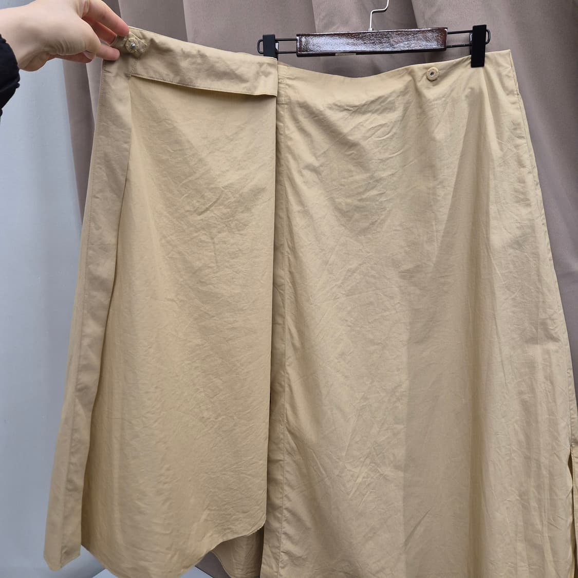 코스 언발란스 랩 스커트 상품이미지3