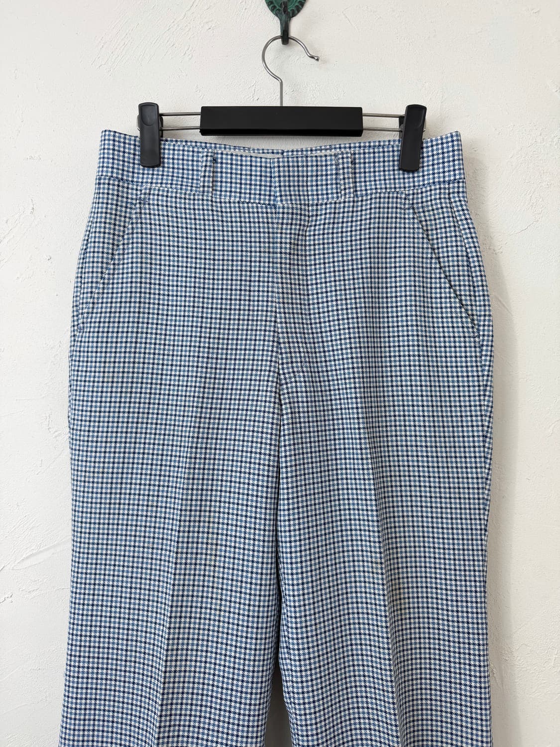 70s 시어스 하운드투스 체크 플레어 트라우저 상품이미지2