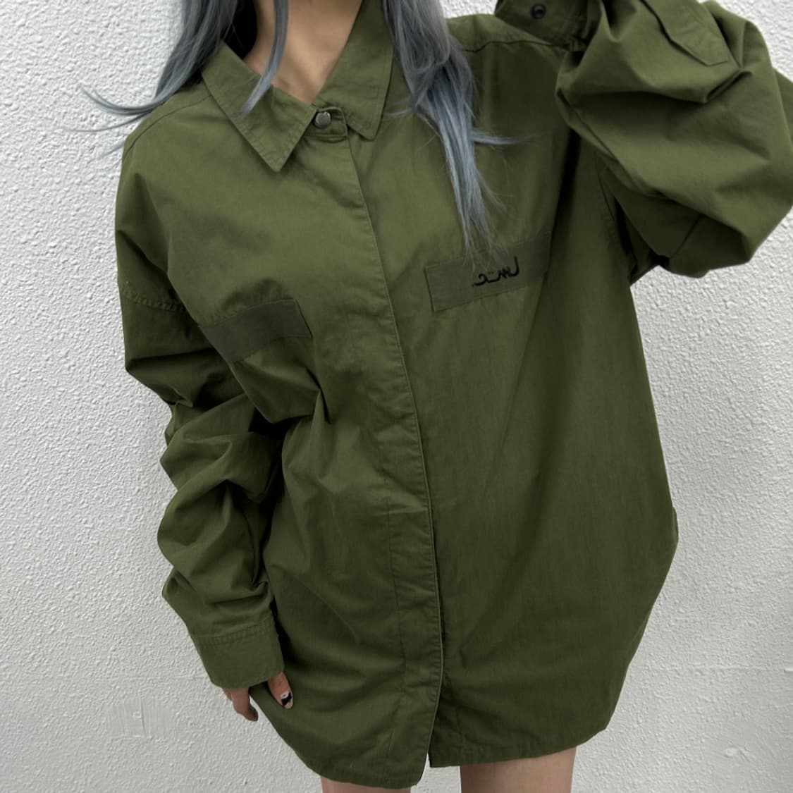 LMC 카키 패치로고 카키 셔츠자켓 2 (새상품) 상품이미지2