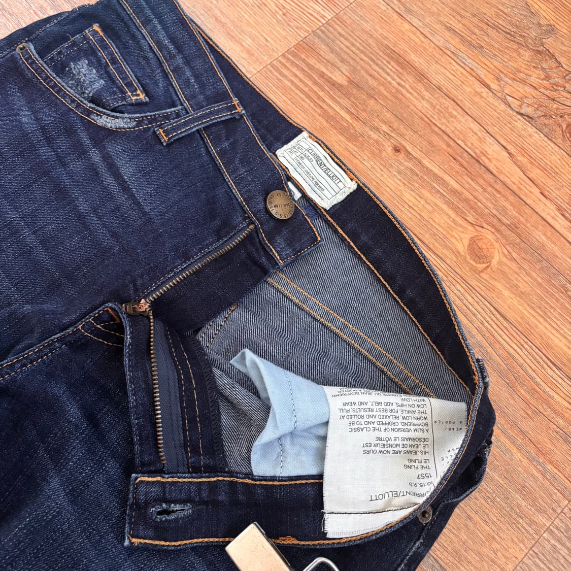 커렌엘리엇 USA 데님 청바지 27 슬림 배기핏 미국 수입 정품 상품이미지4