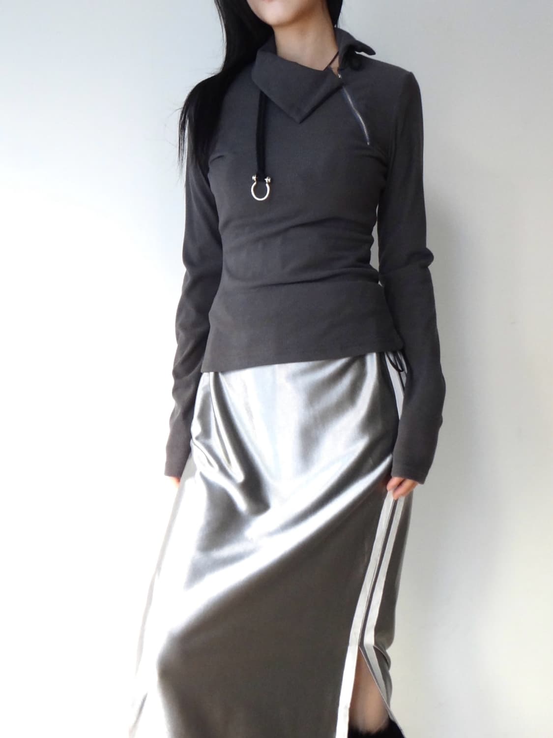 Multy way 2 string high top / charcoal 상품이미지6