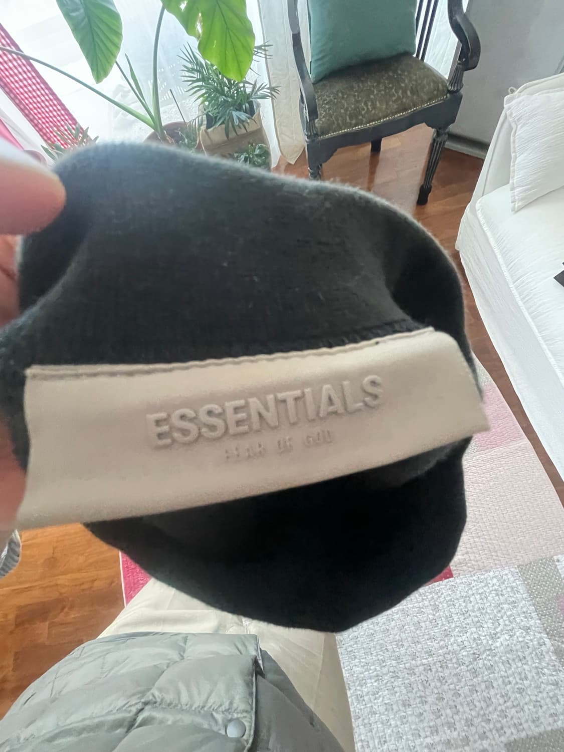 피오갓 에센셜 맨투맨 XL 코어컬렉션 블랙 상품이미지5