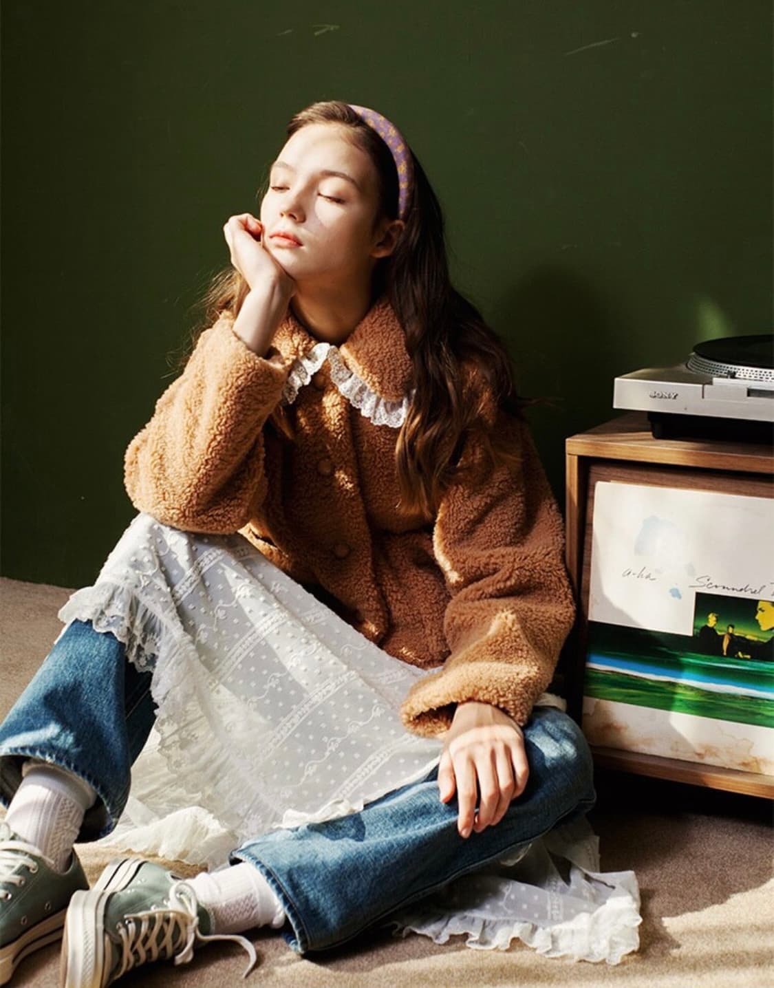 마가린 핑거스 lace wrap skirt 레이스 랩 스커트 상품이미지1