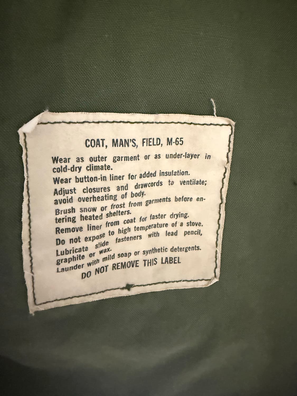 알파인더스트리 M65 필드 자켓 미디움롱 2세대 상품이미지4