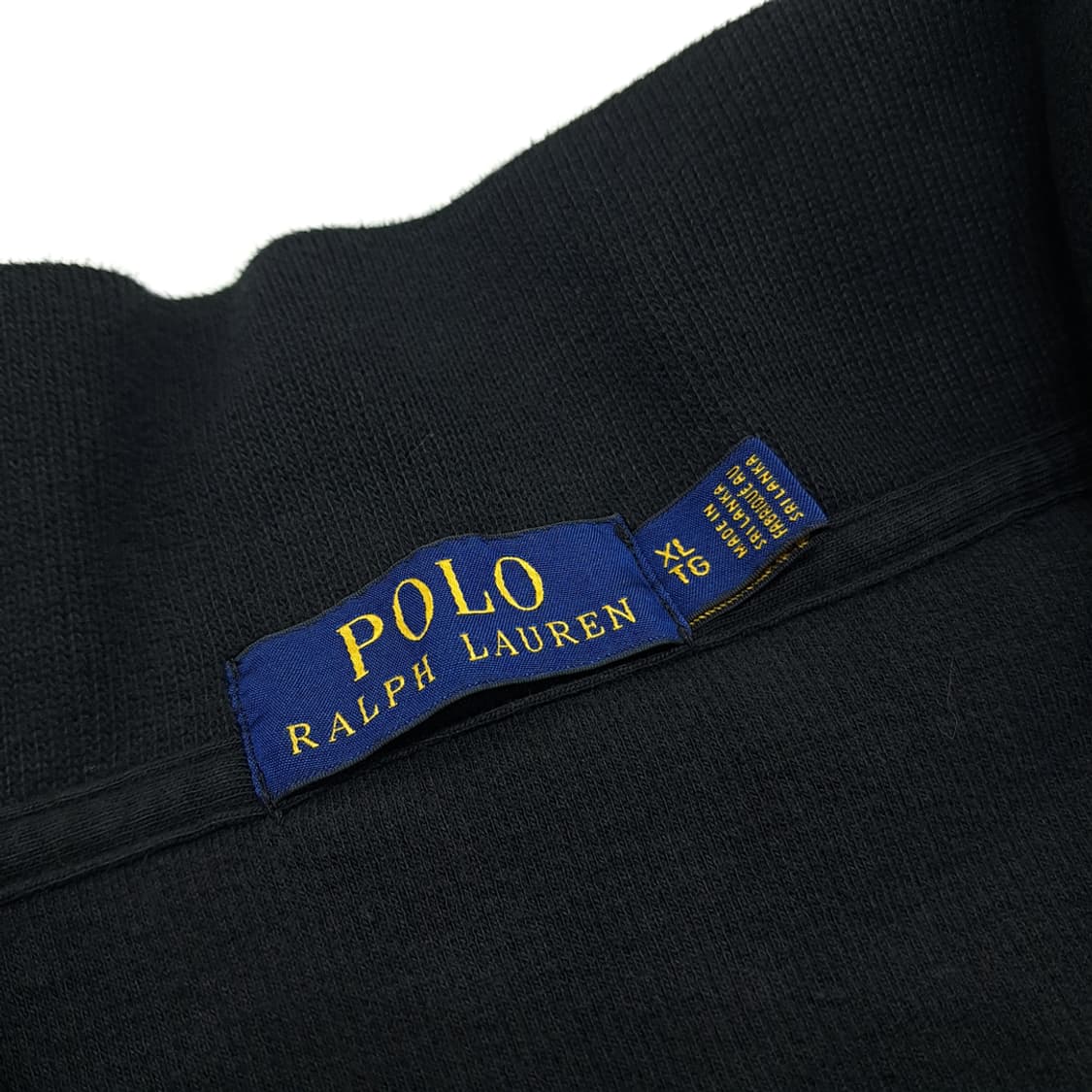 CN840 XL 폴로 랄프로렌 블랙 하프집업 긴팔 니트 스웨터 상품이미지4