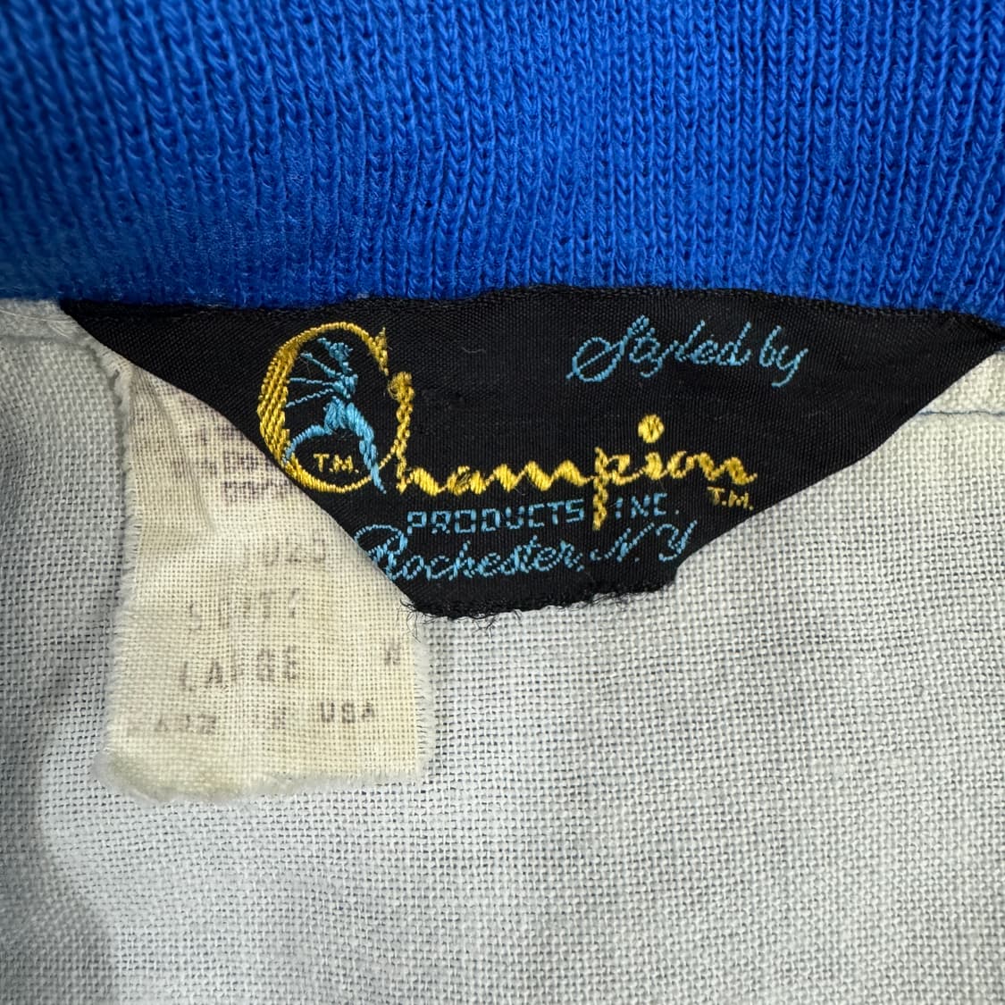 빈티지 60s Champion 챔피온 러닝맨 트랙 바시티 자켓 상품이미지7