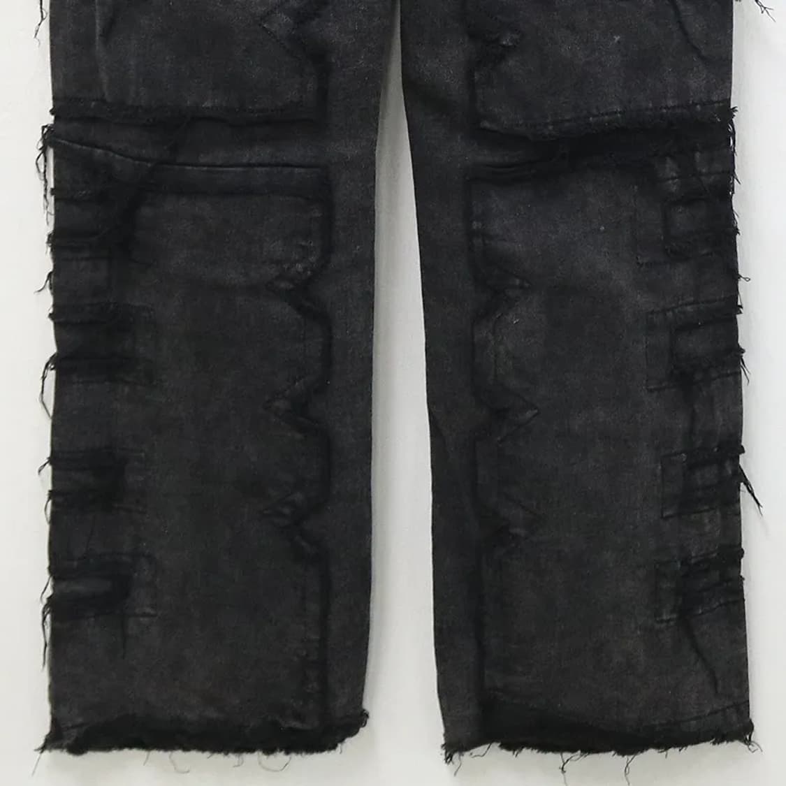 흑청 그런지 디테일 팬츠 63346 상품이미지8