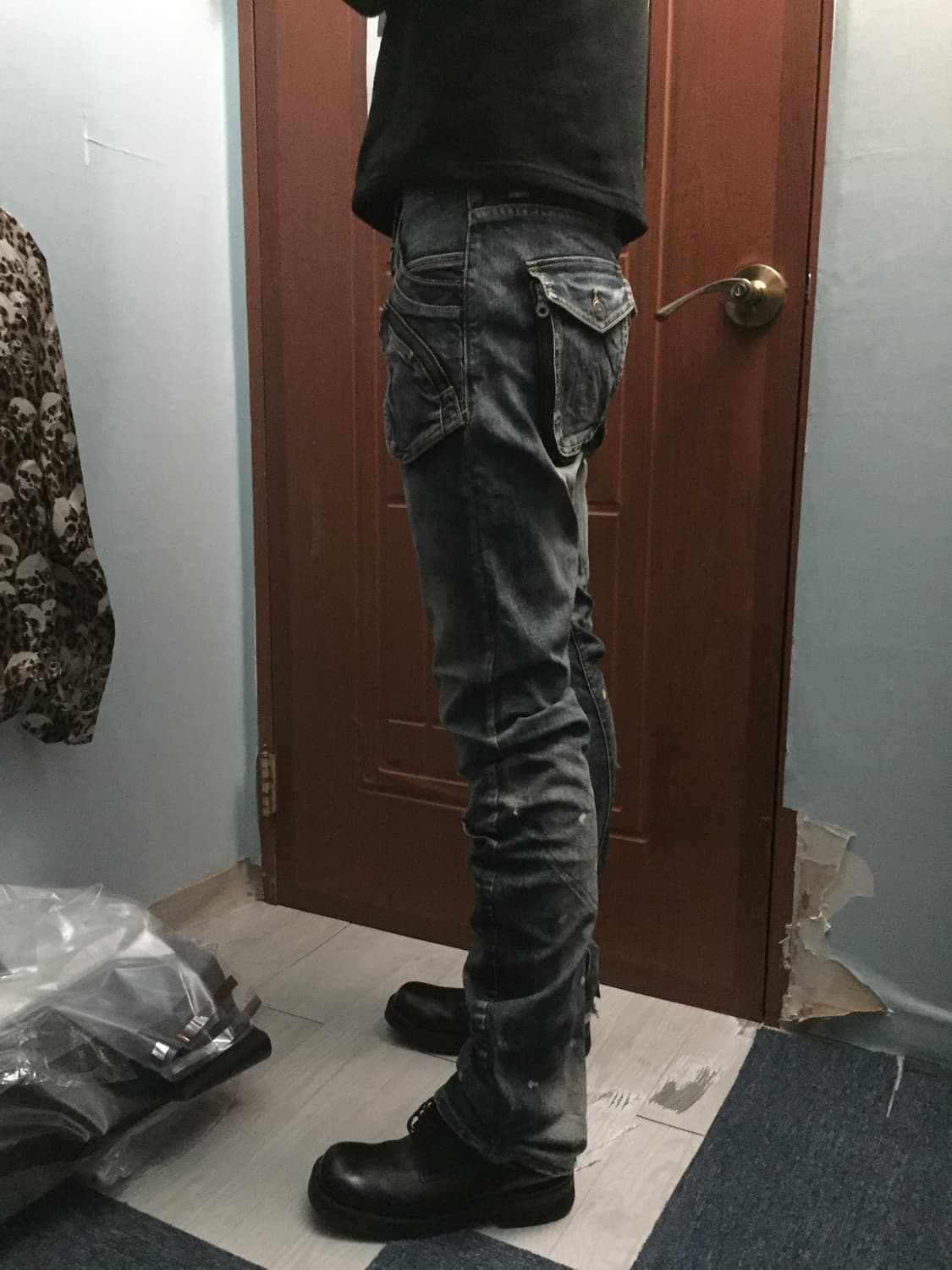 PPFM 커브드 데님 팬츠 상품이미지3